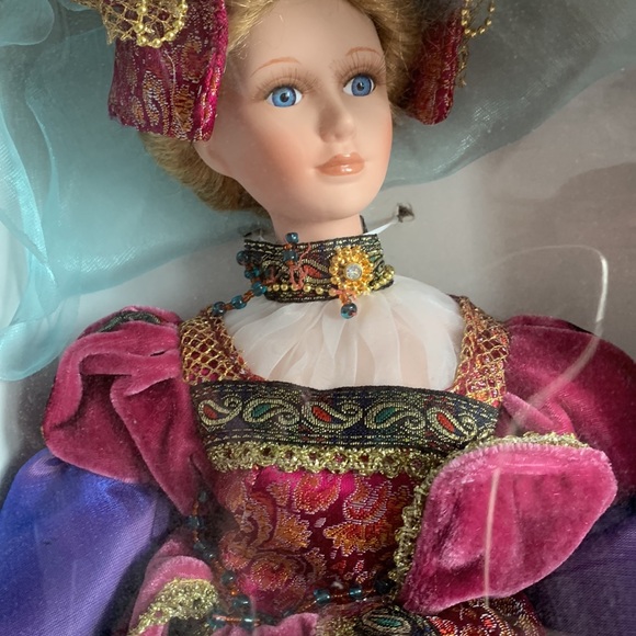 Christmas Street Procelain Doll - Picture 2 of 4